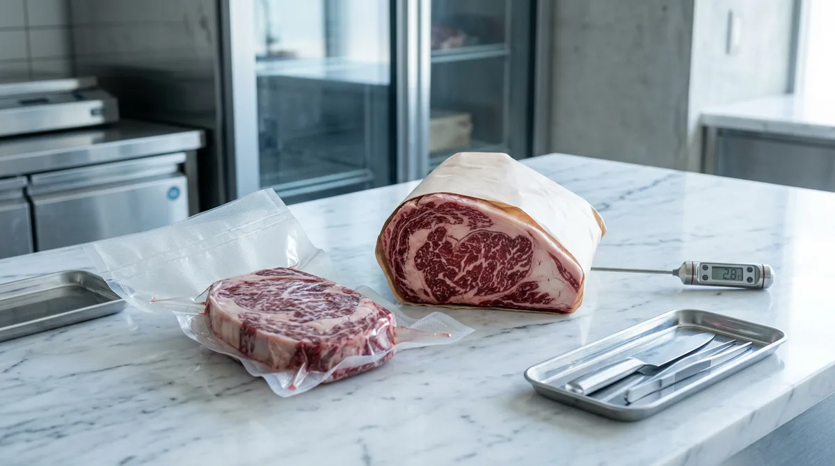 Conservation de la viande achetée chez le boucher : températures, durées et méthodes