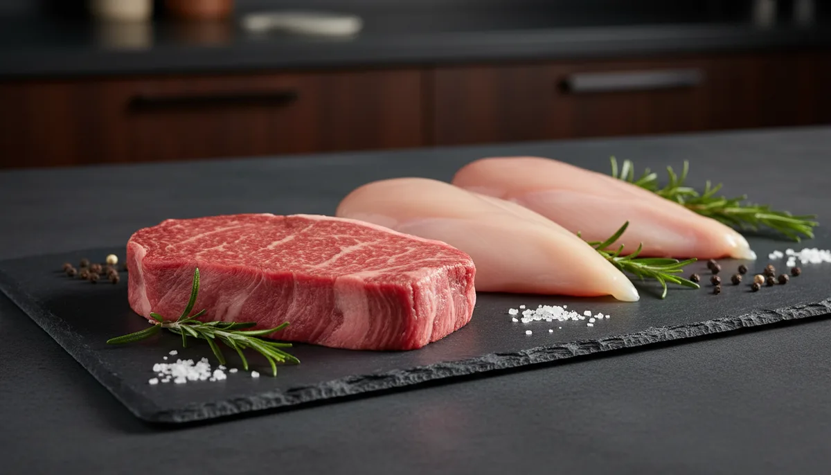 Protéines dans la viande : teneur et classement par morceau