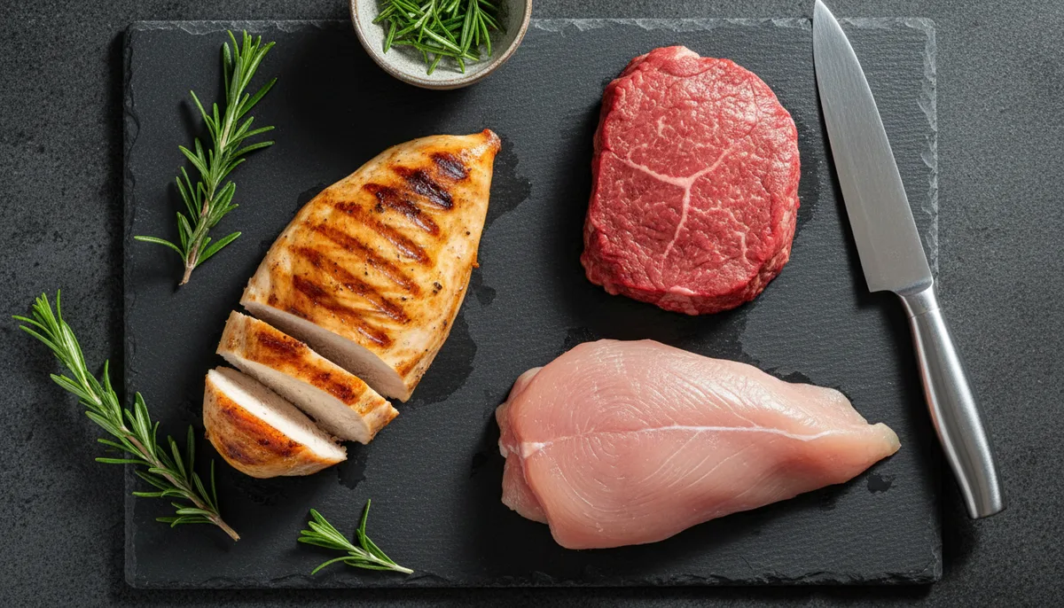 Viande et protéines : teneur, besoins et comparatifs pour une alimentation équilibrée
